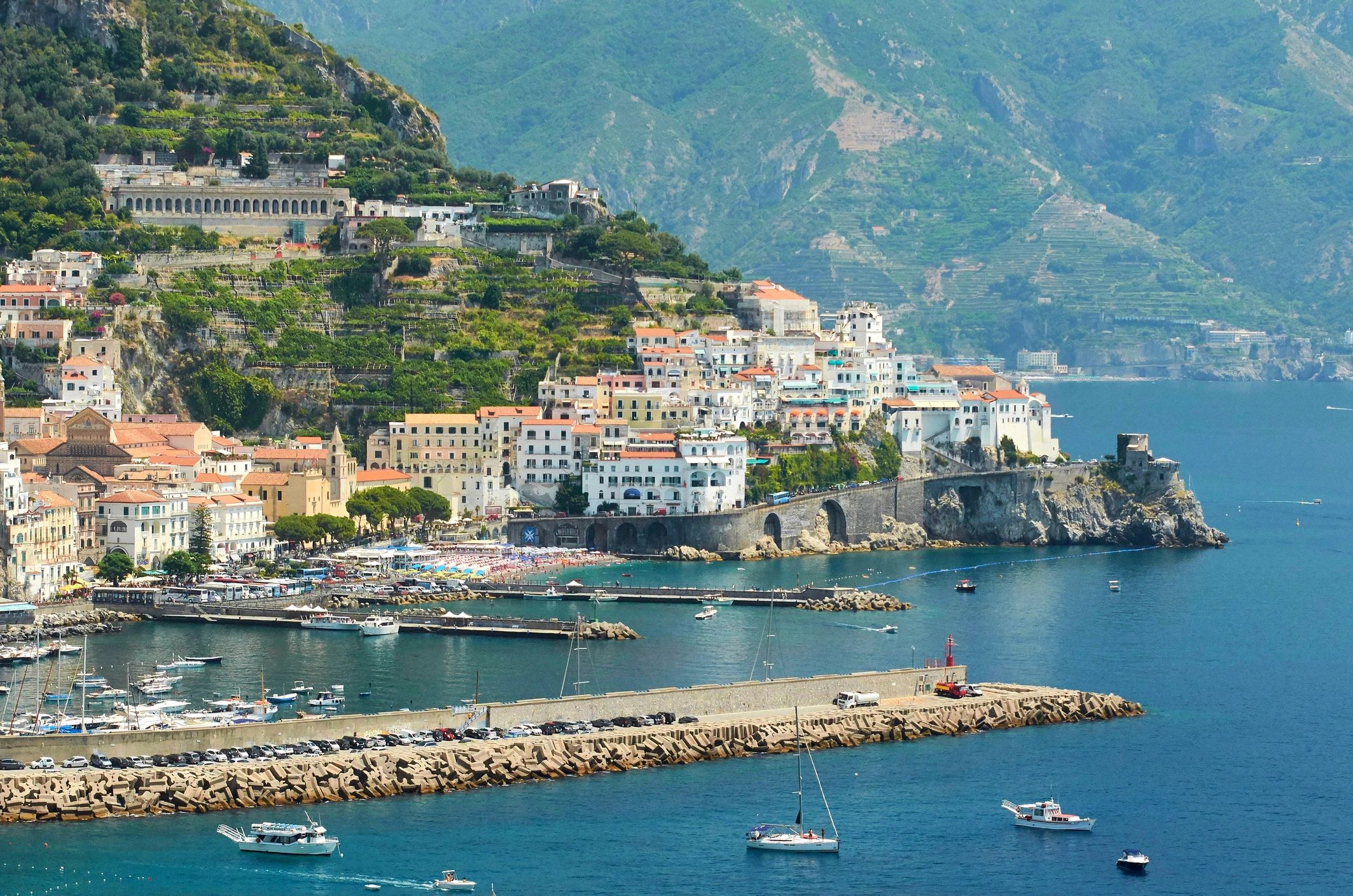 Panorama della Costiera Amalfitana